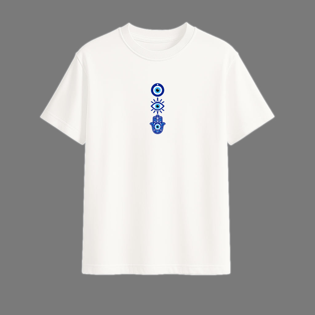 Oversized T-Shirt - Blue Beads