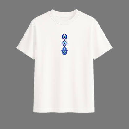 Oversized T-Shirt - Blue Beads