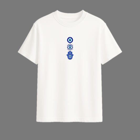 Oversized T-Shirt - Blue Beads