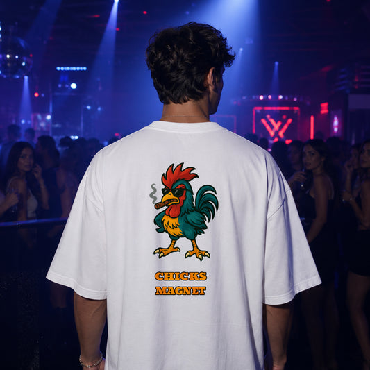 Oversized T-Shirt - Chicks Magnet