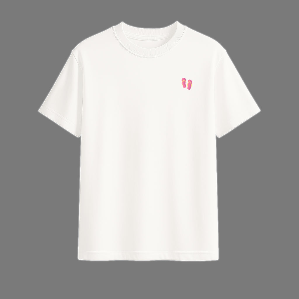 Oversized T-Shirt - Summer Flip Flops