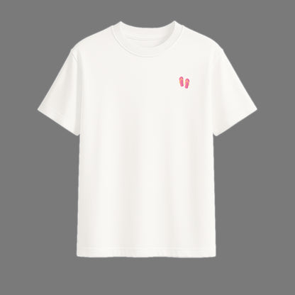 Oversized T-Shirt - Summer Flip Flops