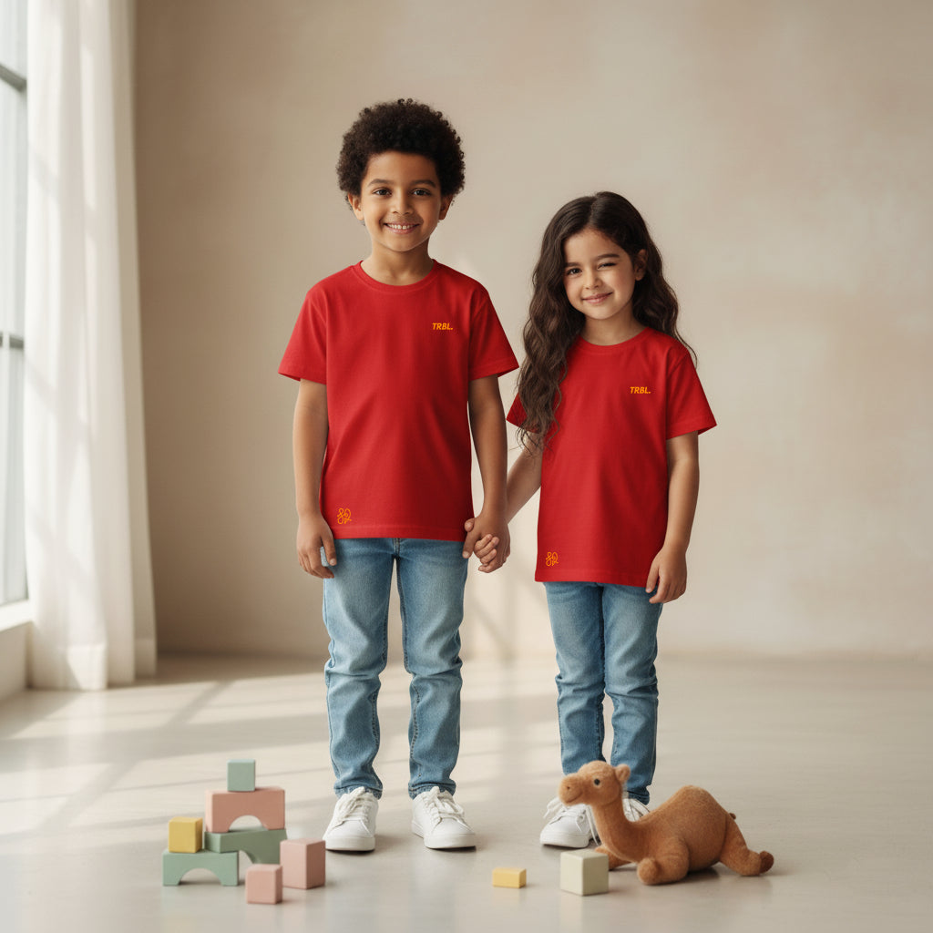 TRBL Kids Classic T-Shirt – Minimal Logo Edition