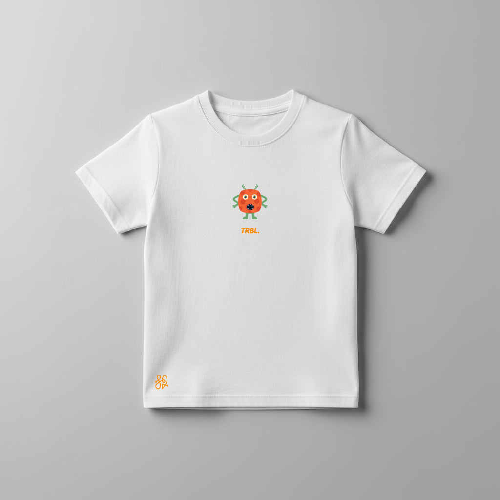 TRBL Kids Orange Monster T-Shirt