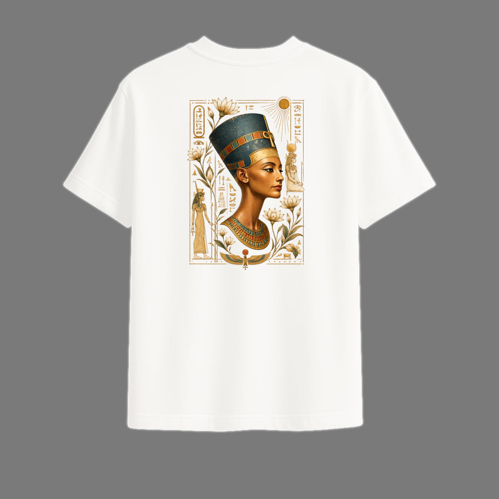 Oversized T-Shirt - Nefertiti - Egyptian Queen of Beauty
