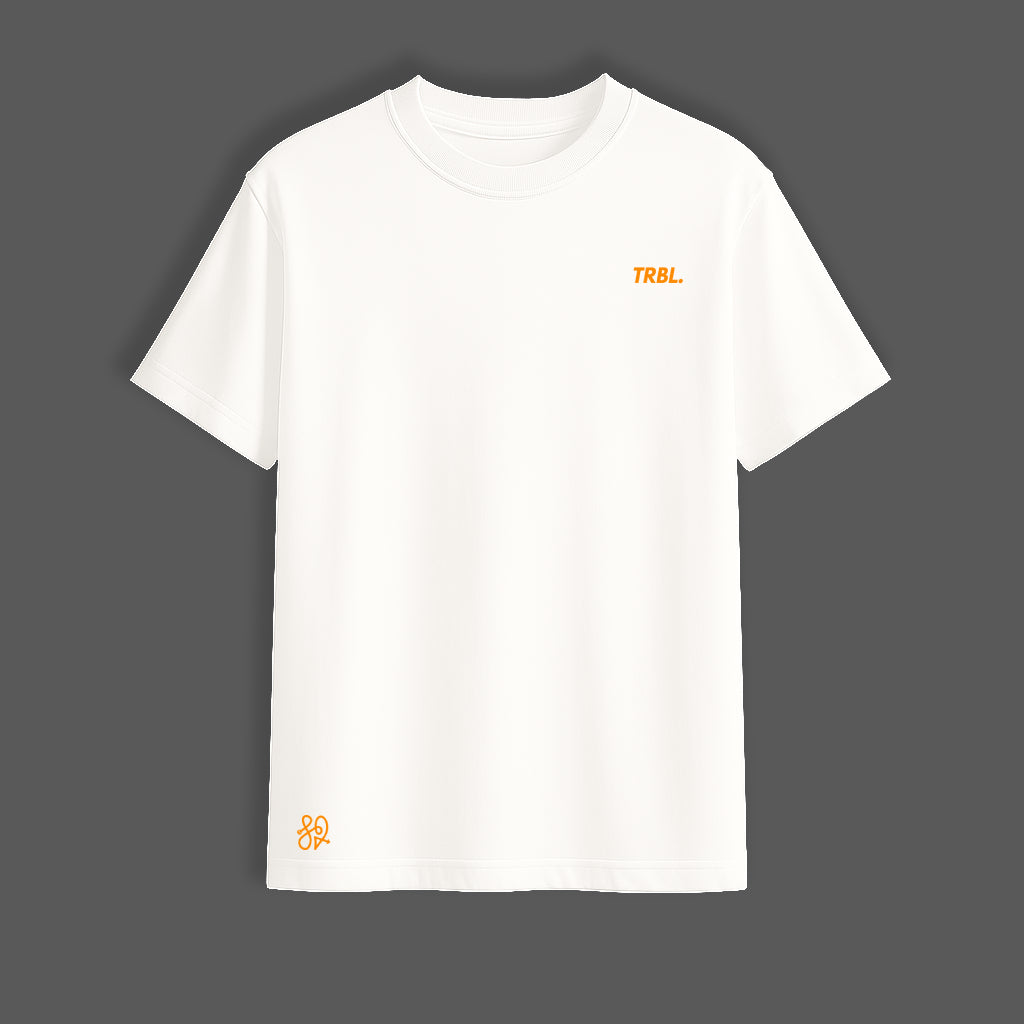 Skating Over Problems Oversized White T-Shirt | Streetwear By TRBL