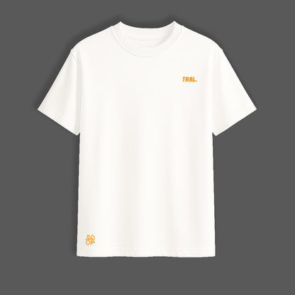 Skating Over Problems Oversized White T-Shirt | Streetwear By TRBL