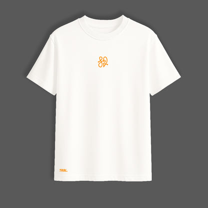TRBL Oversized T-Shirt Orange Logo | Minimal  Streetwear by TRBL