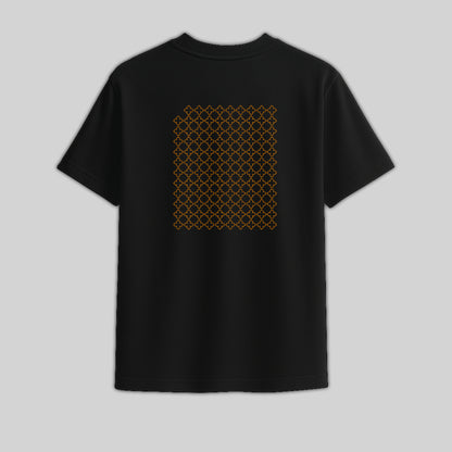 Thai Pattern T-Shirt | Minimal Black & Gold Streetwear by TRBL