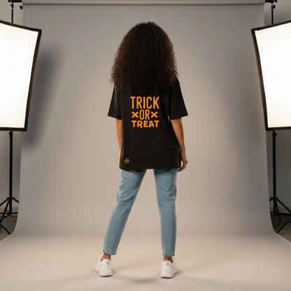 TRBL Oversized “Trick or Treat” T-Shirt | Halloween Streetwear Edition By TRBL