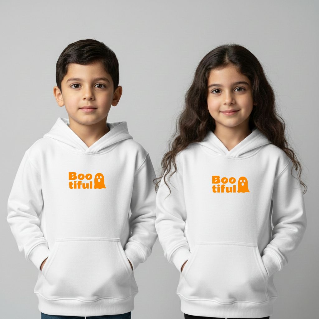 Bootiful Ghost Kids Hoodie