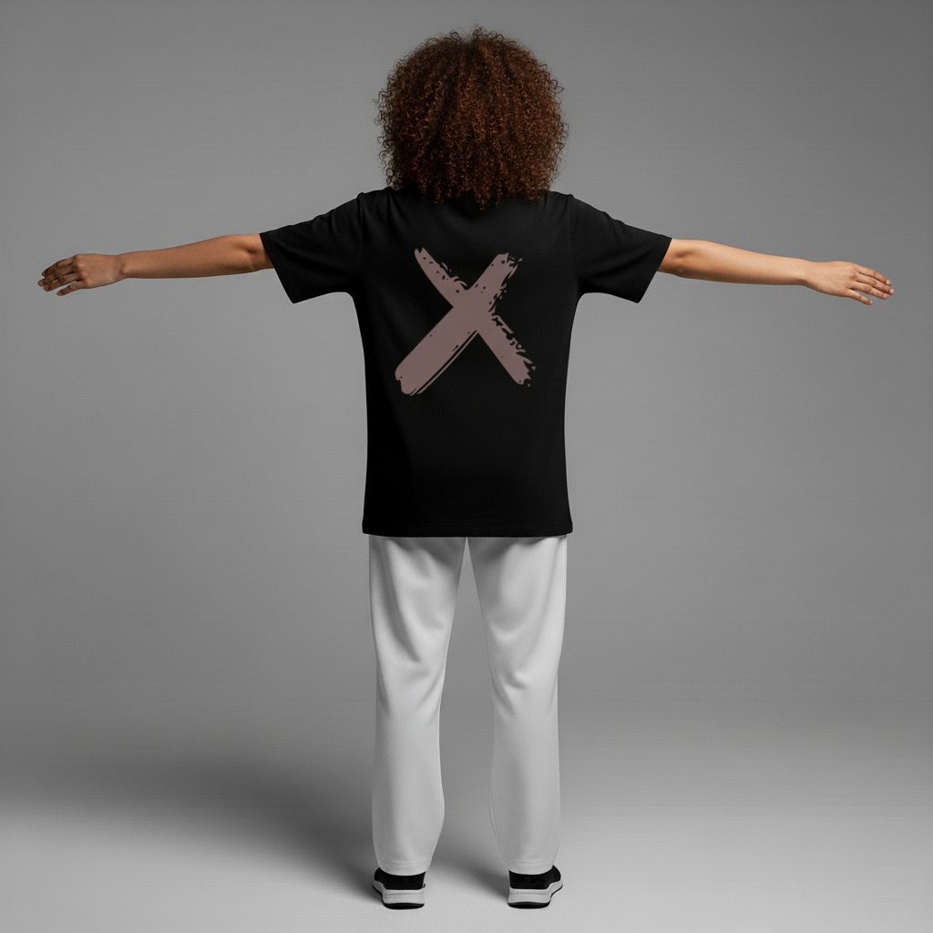 “Free X”  Oversized T-Shirt | Minimal Streetwear by TRBL